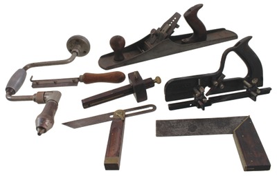 Assorted Makers: Lot Of Clean & Usabl Woodworking Tools