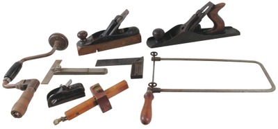 Assorted Makers: Lot Of Clean & Usabl Woodworking Tools