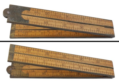 H. Chapin, U.S. Standard, No. 19: Uncommon Two-Foot Four-Fold Folding Rule
