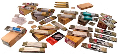 Lufkin Rule Company, Saginaw, Michigan: Lot Of Original Box Zig-Zag Folding Rule