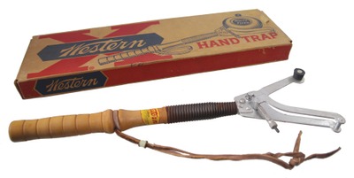 Winchester-Western Division of the Olin Chemical Company, New Haven, Connecticut, No. V1500A: Western "White Flyer" Hand Trap