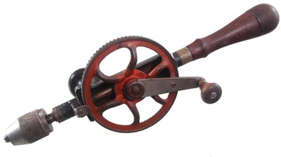 Goodell Pratt Company, Greenfield, Massachusetts, No. 1515: Early Alum. Housing Hand Drill