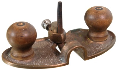 Unmarked: Shop Made Cast Brass Router Plane