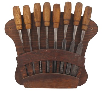 Assorted Makers: Working Set Of Eight Clean Chisel