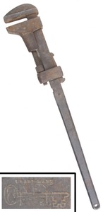 L. & A.G. Coes & Company, Worcester, Massachusetts: Early 38" "Key Lock" Wrench