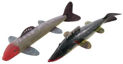 Robert Lindner, Clarence, New York: Chatauqua Lake Patte Spear Fishing Decoys