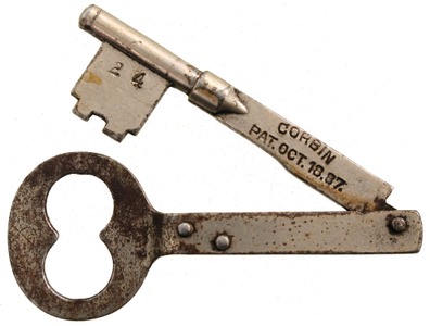 Corbin Manufacturing Company, New Britain, Connecticut: Cowles' Patent Folding Key