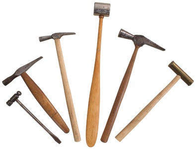 Assorted Makers: Lot Of Six Small Size Hammers