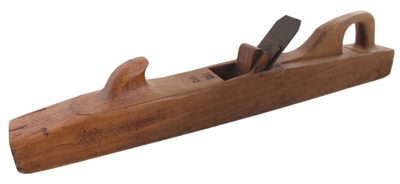 Unmarked: Early Carved Hdl. Jointer Plane