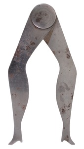 Unmarked: Pair Of "Ladyleg" Caliper