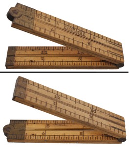 Stanley Rule & Level, No. 65: One Foot, Four Fold Folding Rule