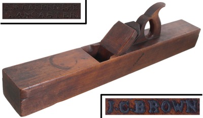 E.W. Carpenter, Lancaster, Pennsylvania: Massive 2 3/4" Width Jointer Plane