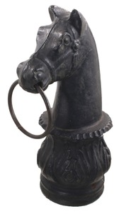 Unmarked: Early Cast Iron Newel Post Head
