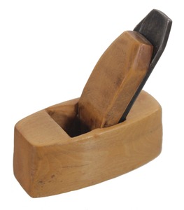 Unmarked: 1 1/4" Boxwood Smoothing Plane