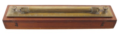Eliza Lennie, 14 Leith Street, Edinburgh, Scotland: Solid Brass Navig. Parallel Rule