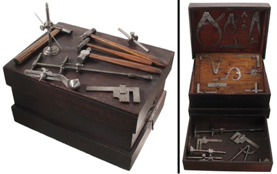 Henry Hughes, Pawtucket, Rhode Island: Orig. Mid-19th C. Tool Chest