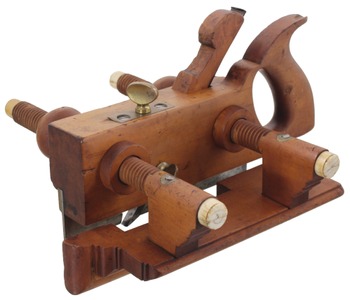 Ohio Tool Company (Unmarked): Handled Boxwood Plow Plane