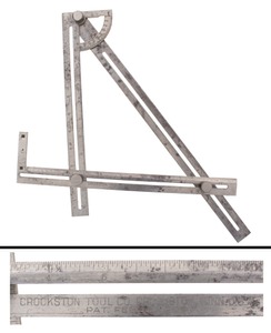 Crookston Tool Company, Crookston, Minnesota: "The Abc" Patent Protractor