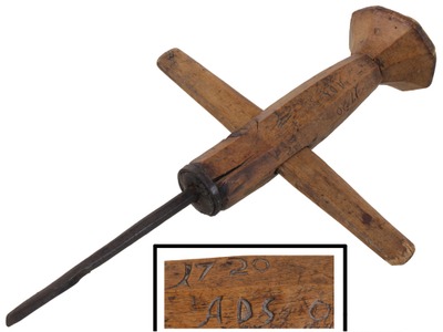 Unmarked: 18th C. Form European Breast Auge