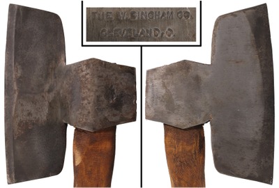 W.W. Bingham Company, Cleveland, Ohio: Extra Clean 11" Edge Broad Axe