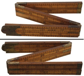 STANLEY (Unmarked), No. 58: Two Foot, Six Fold Folding Rule