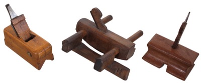 Assorted Makers: Three Interesting Sm Woodworking Planes