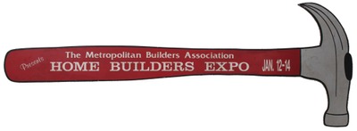 Metropolitan Builders Association, Waukesha, Wisconsin: Orig. Figural Promotional Sign