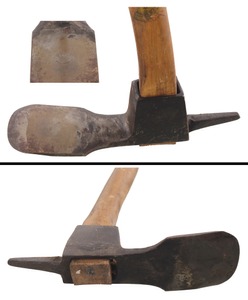 L. & I.J. White, Buffalo, New York: Unus. Rounded Edge 3" Shipwright's Adze