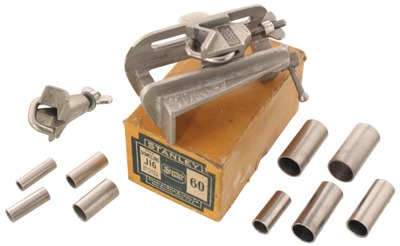 Stanley Rule & Level, No. 60: Nickel Plated Doweling Jig