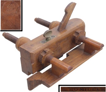 Israel White, Philadelphia, Pennsylvania: Rare Screw Arm Sash Filletster Plan