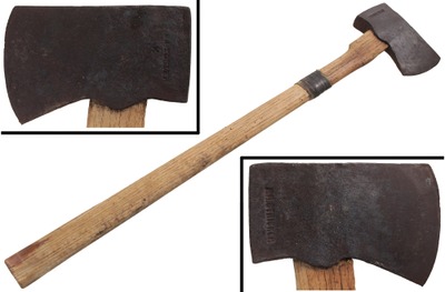 J.B. Stohler, Schaefferstown, Pennsylvania: Early Hand Forged Sgl. Bit Felling Axe