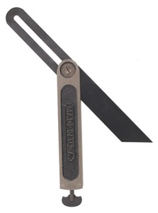 Stanley Rule & Level, No. 18: Unused 8" Size Nicke Plated Bevel