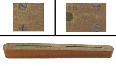 I. & D. Smallwood, Birmingham, England: Patent Bent Top Spirit Level