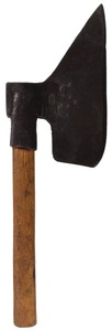 Unmarked: Early Decorated "Goosewing" Axe