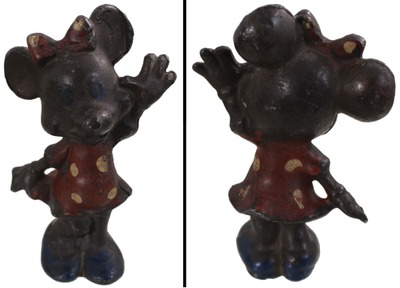 Unmarked: Mid-19th C. Cast Iron Minnie Mouse