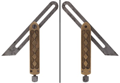 St. Johnsbury Tool Company, St. Johnsbury, Vermont: Solid Brass "Diamond" Bevel
