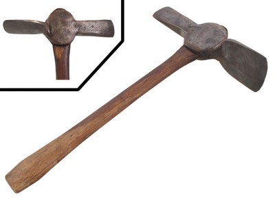Unmarked: Early Double Post Mortise Ax