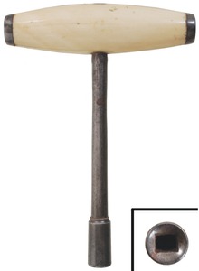 Unmarked: Rare Ivory Handle Piano Tuner's "Hamme