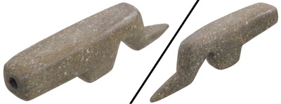 Unmarked: Native American Form Carved Stone Pipe
