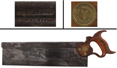 W.B. Sears & Company, Middletown, New York: Early 14" Tenon Saw