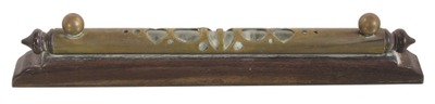 Unmarked: Fancy Rosewood & Brass Bench Level