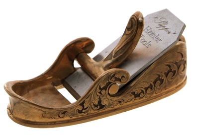 Paul Hamler: Cast & Engraved Block Plane