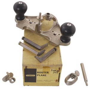 Stanley Tools, Sheffield, England, No. 71: Open Throat Router Plane