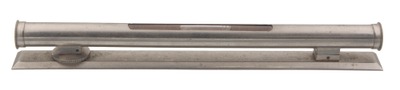 Unmarked: Fancy Nickel Plated Bench Level