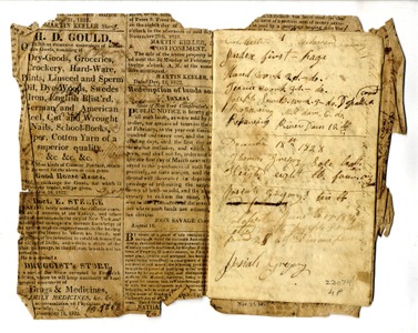 Josiah Gregory: Hand Made Account Book