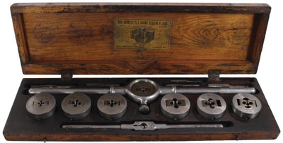 Wells Brothers & Company, Greenfield, Massachusetts: Extra Clean Early Patent Set Of Die Stocks