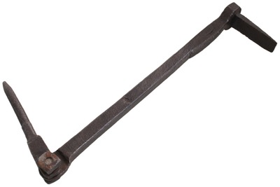 Unmarked: Hand Forged 18th C. "Log Dog"