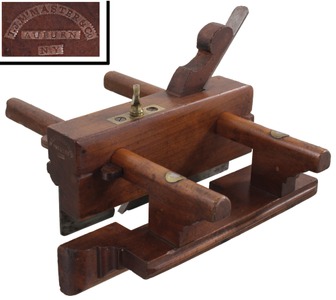 T.J. Mc Master & Company, Auburn, New York: Early Wedge Lock Arm Plow Plane