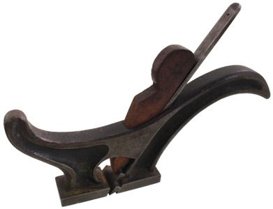 N. Erlandsen, New York (unmarked): Cast Iron Coach Rabbet Plane