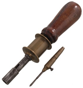 Unmarked: Early Brass Spool Bow Drill